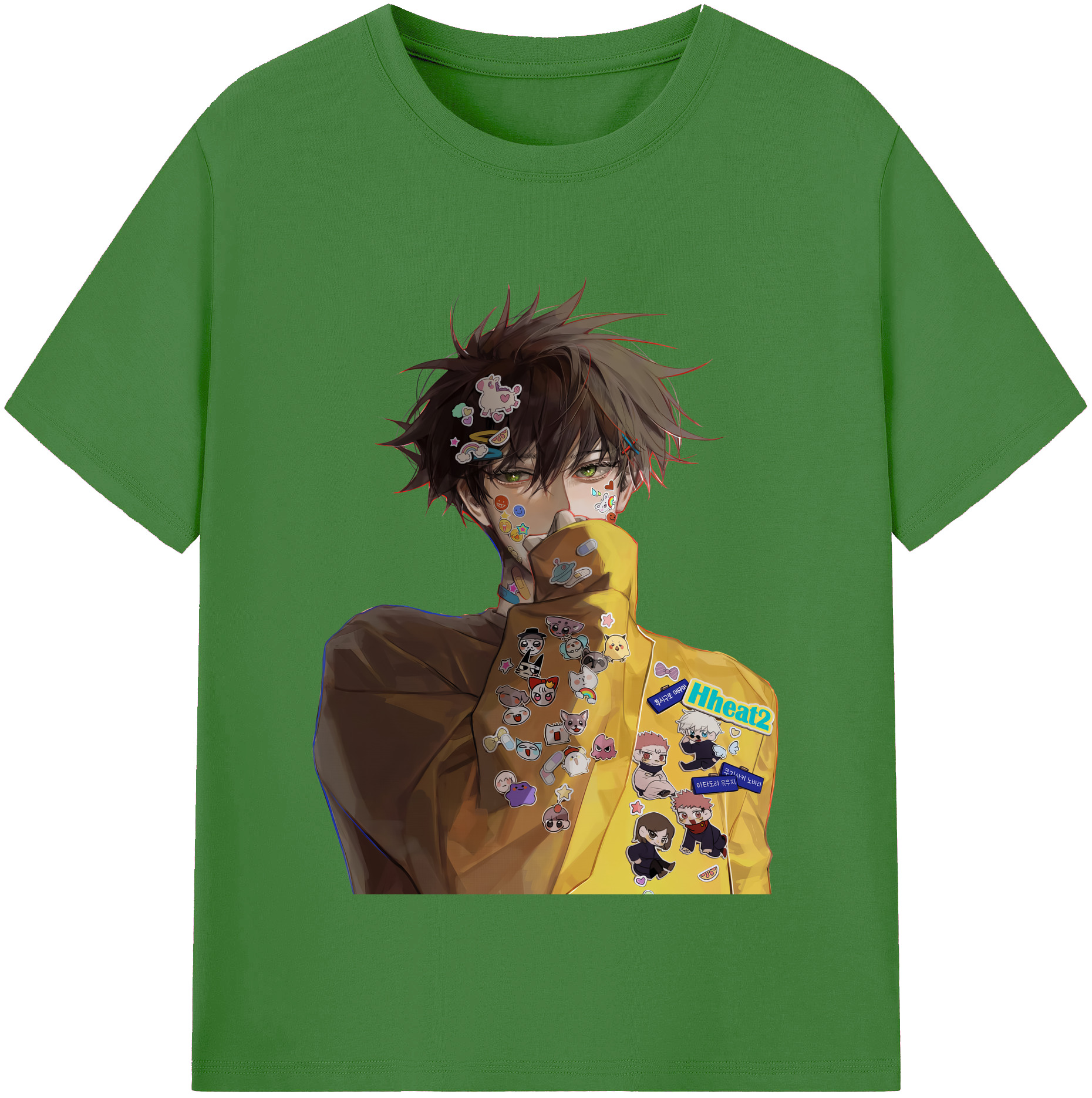 （画像用） 呪術廻戦 Jujutsu Kaisen レディースカジュアルプリントTシャツ（綿100％）